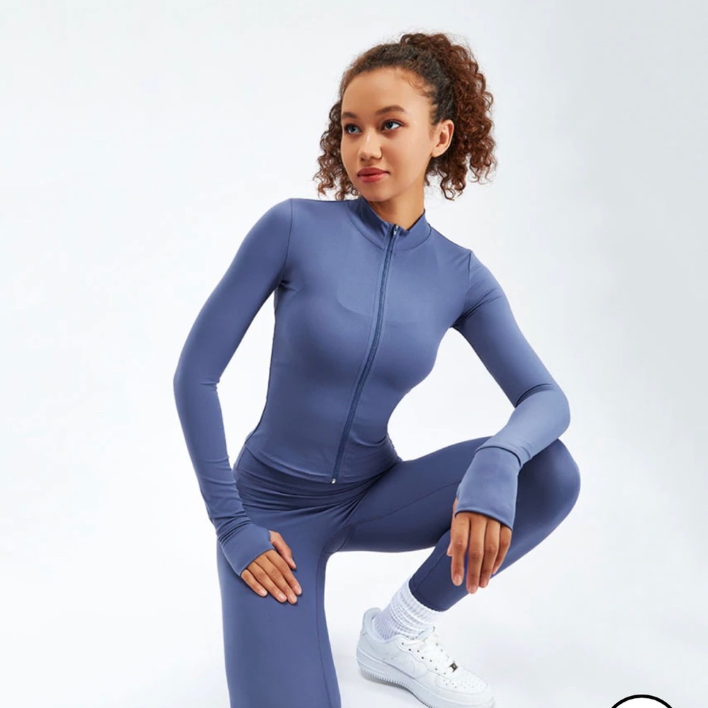 Miniactivewear Balance Long Sleeve Crop Too Jacket